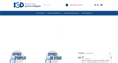 Desktop Screenshot of fondation-igd.org